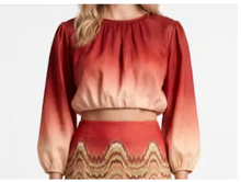 Load image into Gallery viewer, AC Lacey Top in Coral Ombre
