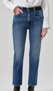 Zurie Straight Leg Jean in Abolone