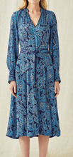 Load image into Gallery viewer, Regine Midi Dress in Blue San Lorenzo
