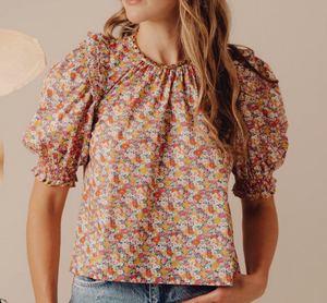 Penelope Top in Libby Print