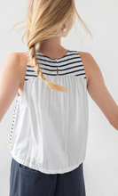 Load image into Gallery viewer, Mixed Media Tank in Strip

