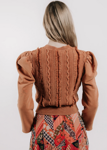 Liv Knit Pullover in Caramel