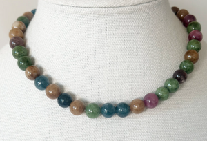 JB Collar Beaded Necklace