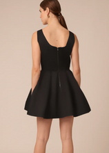 Load image into Gallery viewer, GF Adrianne Fit and Flare Dress in Black
