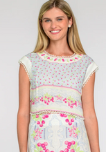 Load image into Gallery viewer, Jackie Cropped Top in Cherries
