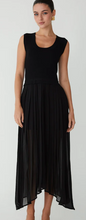Load image into Gallery viewer, Selima Chiffon Bottom Dress in Black
