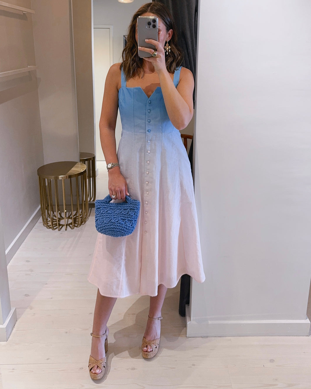 Bella Dress in Dusk Ombre