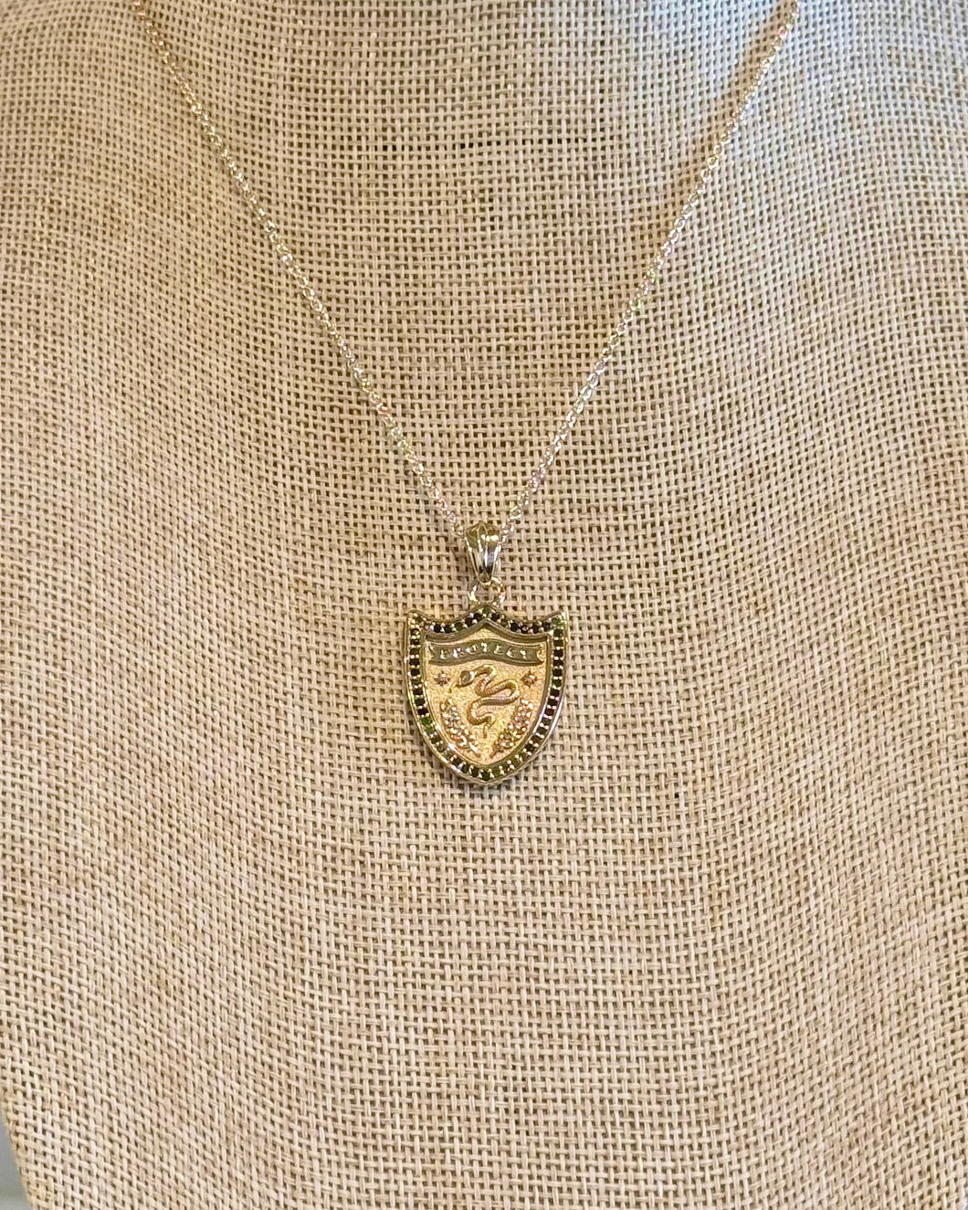JW Protect Shield Pendant Necklace