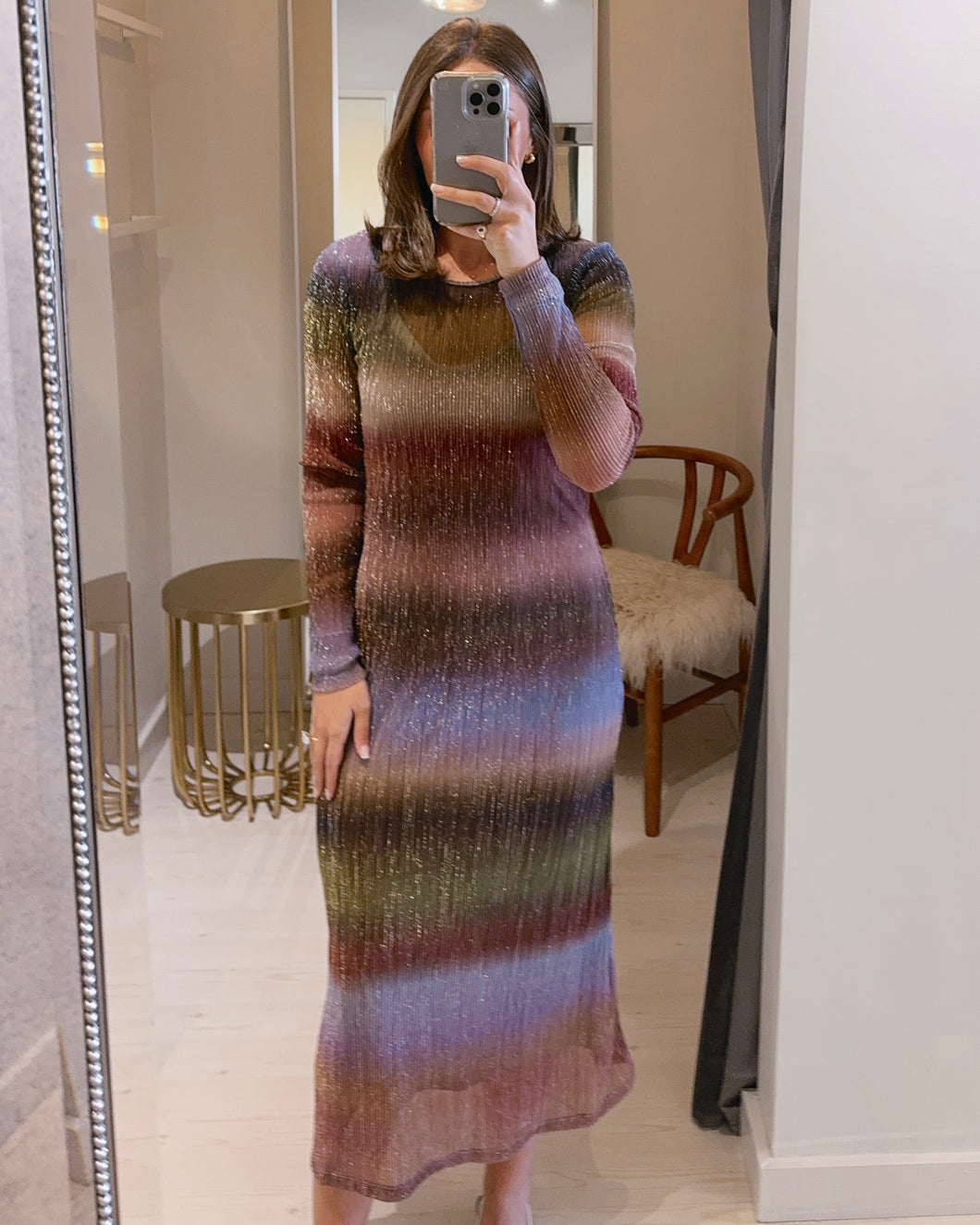Taylen Maxi Dress in Ethereal Voyage