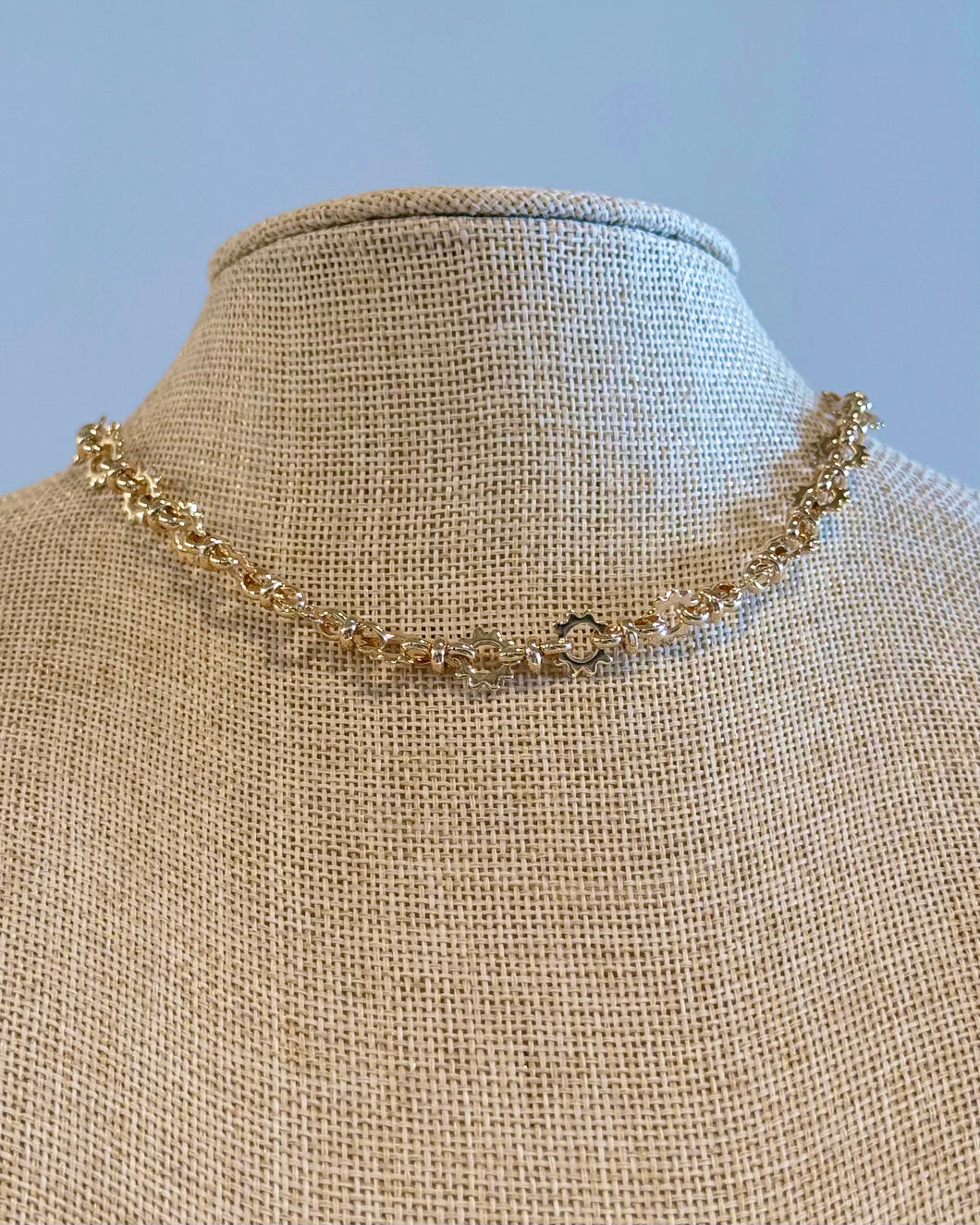 JW Sun Rays Chain Necklace