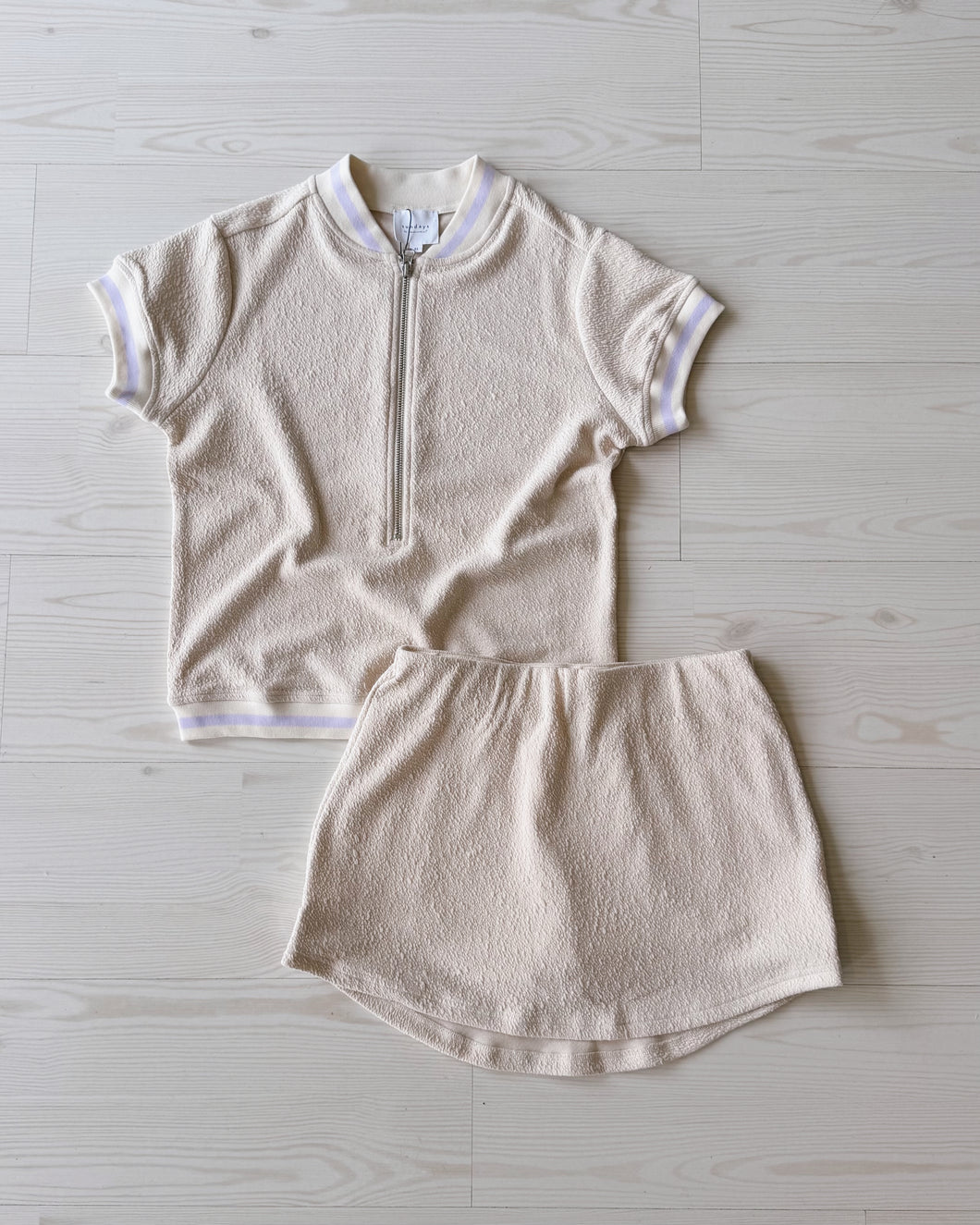 Isla Zip Pullover in Birch