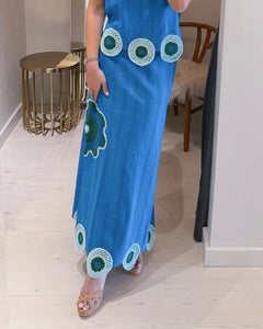 Wells Skirt in Cobalt