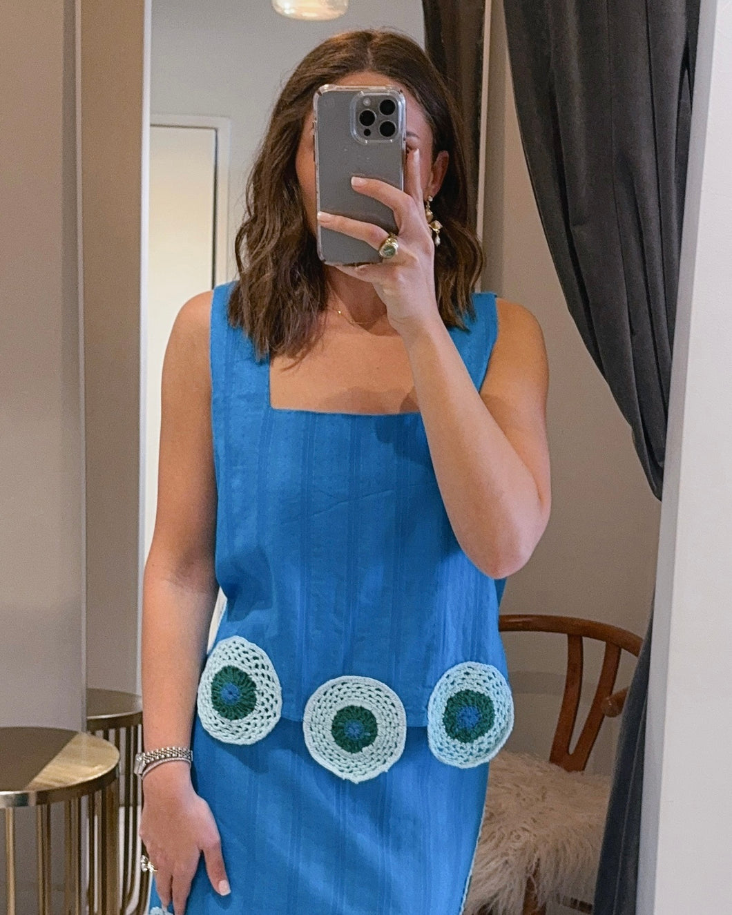 Blake Top in Cobalt