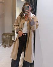 Load image into Gallery viewer, Iej4758J Marleigh Long Coat in Khaki
