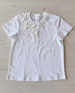 Floral Crochet Tee