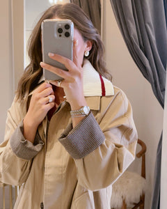 Iej4758J Marleigh Long Coat in Khaki