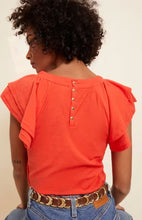 Load image into Gallery viewer, Florry Ruffled Raglan Tank
