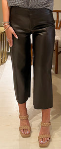 Riley Leather Pant - Chocolate