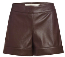 Load image into Gallery viewer, Mia Vegan Leather Short - Java
